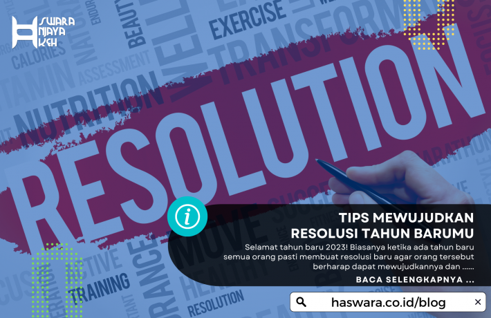 TIPS MEWUJUDKAN RESOLUSI TAHUN BARUMU